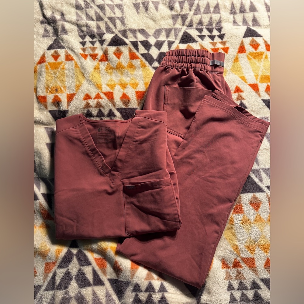 Figs Mauve Catarina Top - Small - Picture 3 of 3